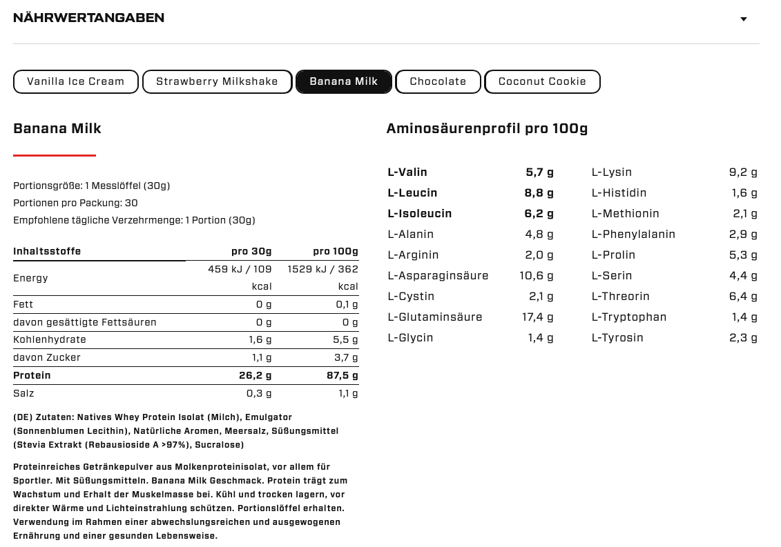 AWHEY - 100% Whey Protein Isolate - 900g