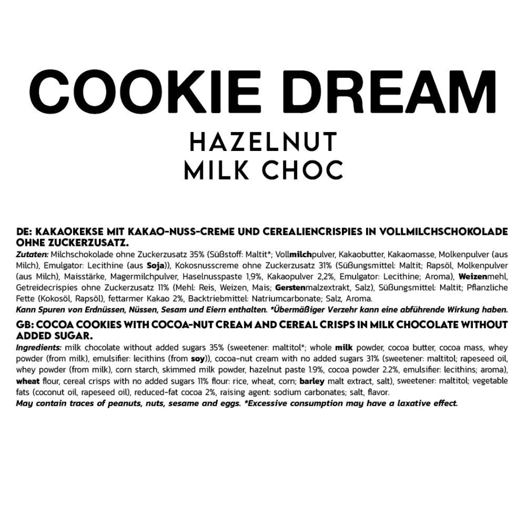 INLEAD - Cookie Dream Hazelnut - 128g