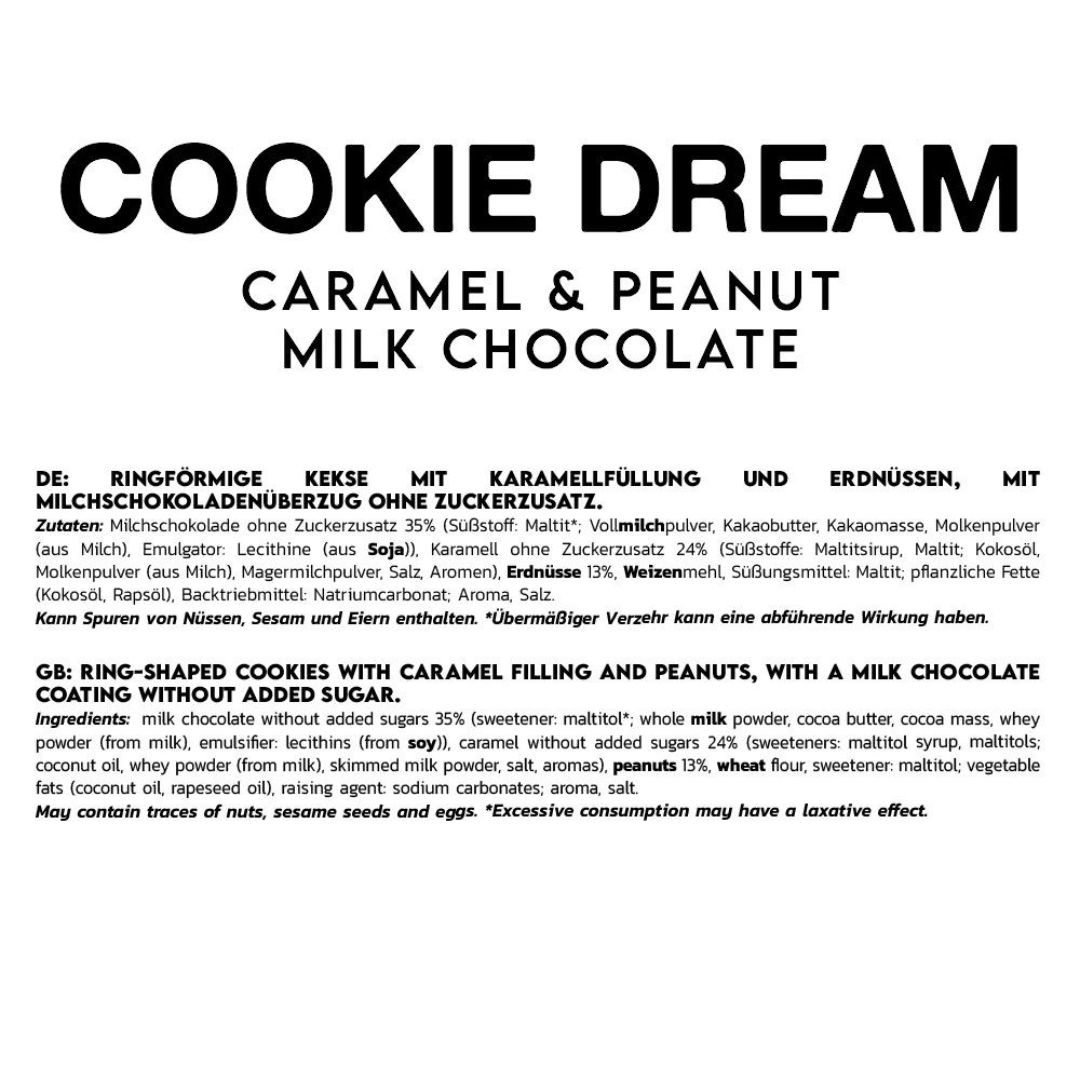 INLEAD - Cookie Dream Caramel & Peanut - 125g