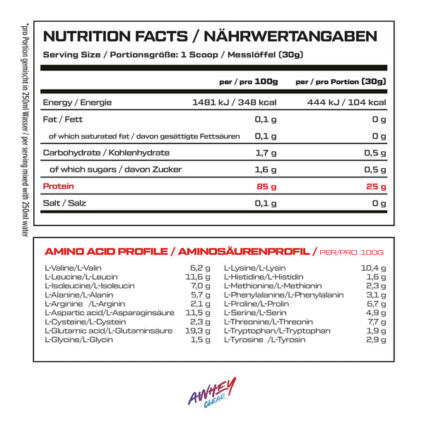 VAST - AWHEY - 100% Whey Protein Isolate - 450g