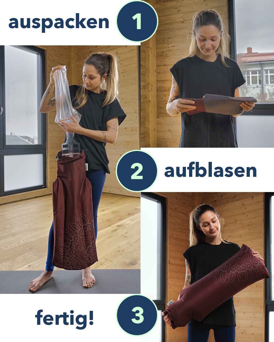 BOLSTAIR - aufblasbares Bolsterkissen