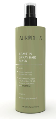 Aurodhea BV13B - Haar-Spruehkur mit Schneckenschleim - Sheaoel Arganoel Reiskleieoel Seidenprotein und Panthenol - 150 ml
