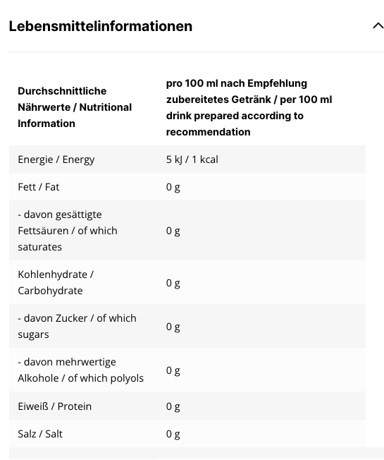 Inlead - Squeeze Syrup - diverse Geschmacksrichtungen - 65 ml