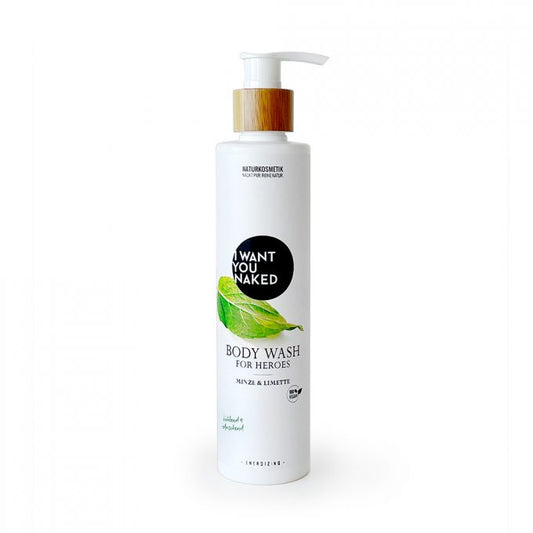 IWYN - Body Wash – For Heroes - Duschgel - Bio - Minze und Limette - 250ml
