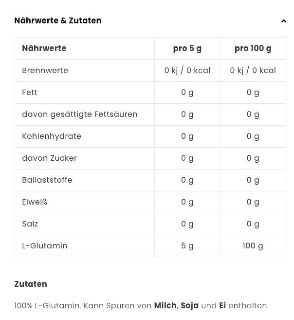 Multipower - L-Glutamine Powder - 500g