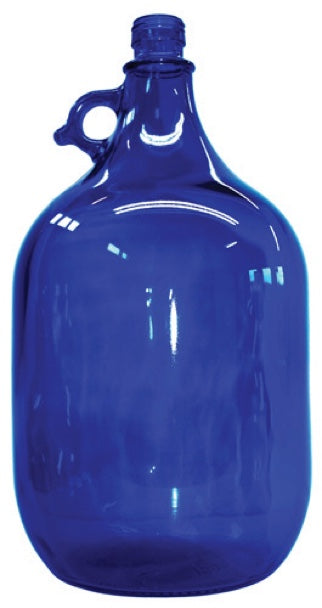 Glasflasche blau, 2 L