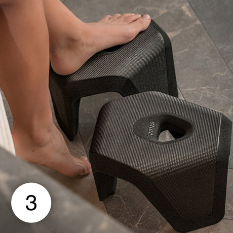 stuul Toilettenhocker - Hilfe bei Hämorrhoiden, Verstopfung und für besseren Stuhlgang