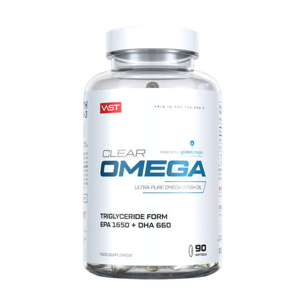 Vast - Clear Omega - Ultra pure Omega-3 Fischöl - 90 Kapseln