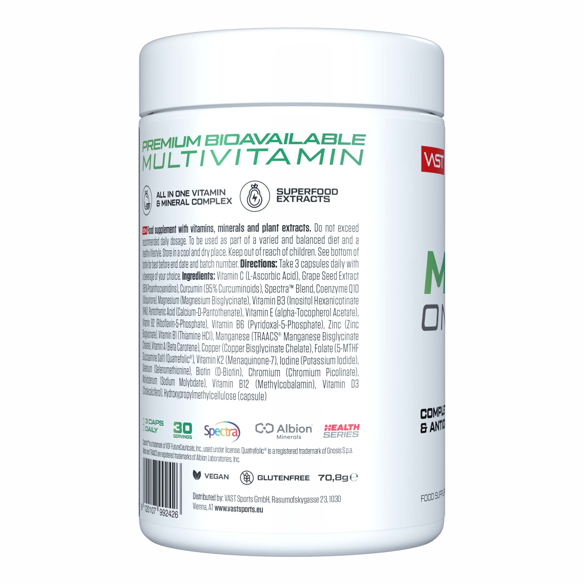Vast - Multi One Daily Vitamins - 90 Kapseln