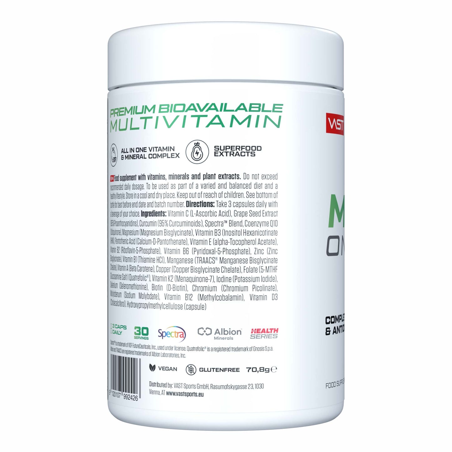 Vast - Multi One Daily Vitamins - 90 Kapseln