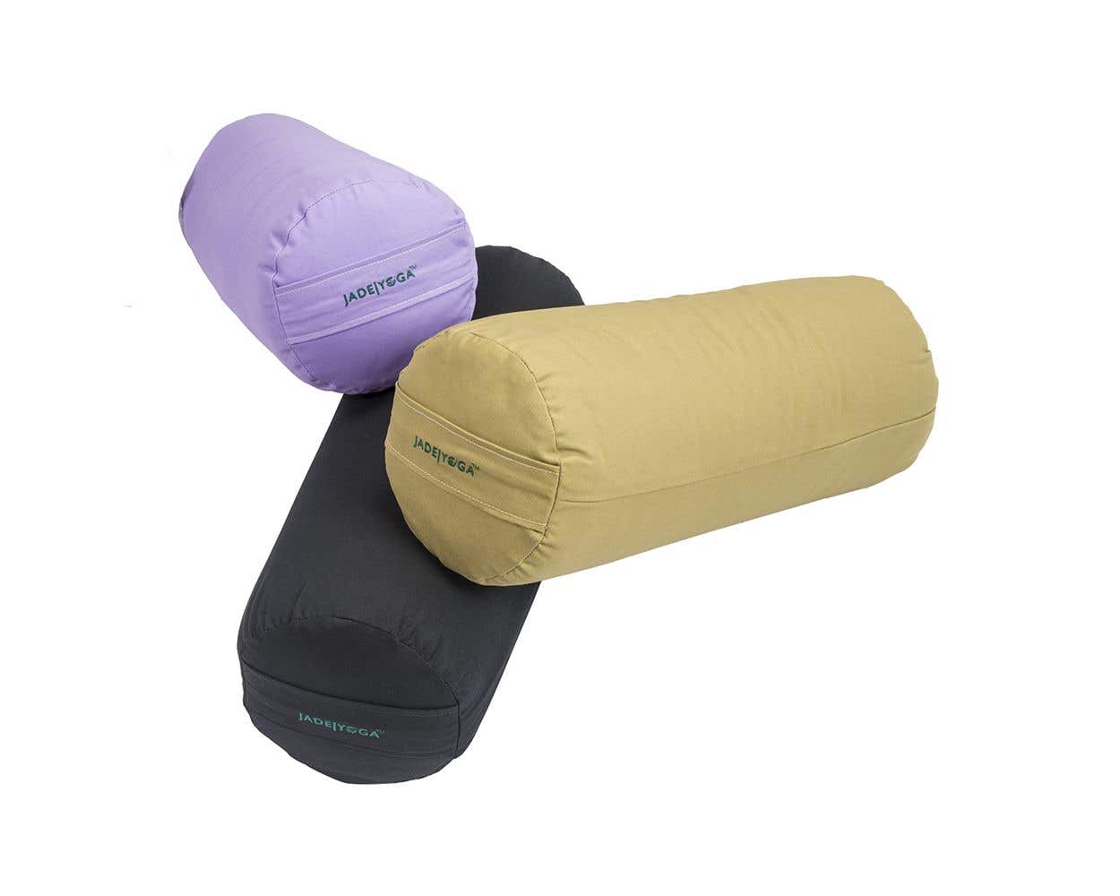 Jade Bio-Baumwolle Bolster rund